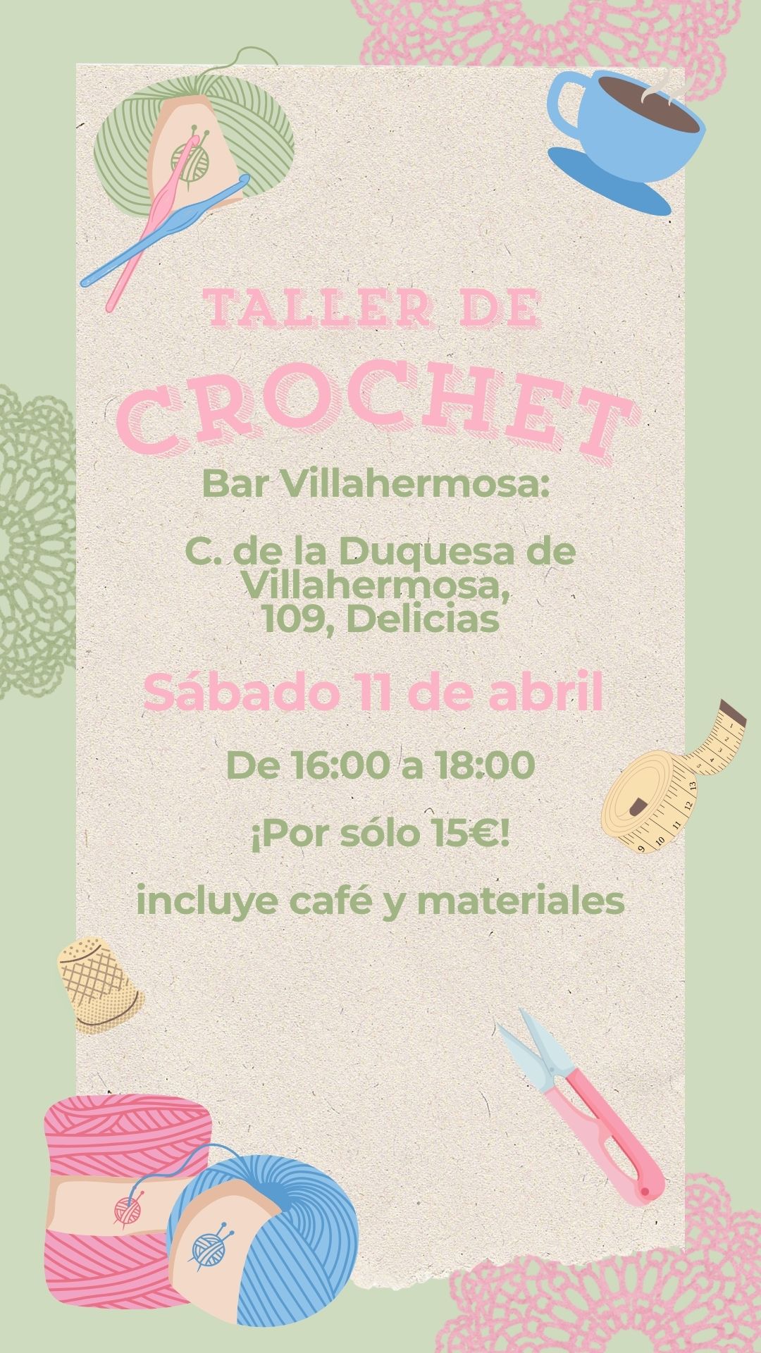 Imagen del taller de ganchillo